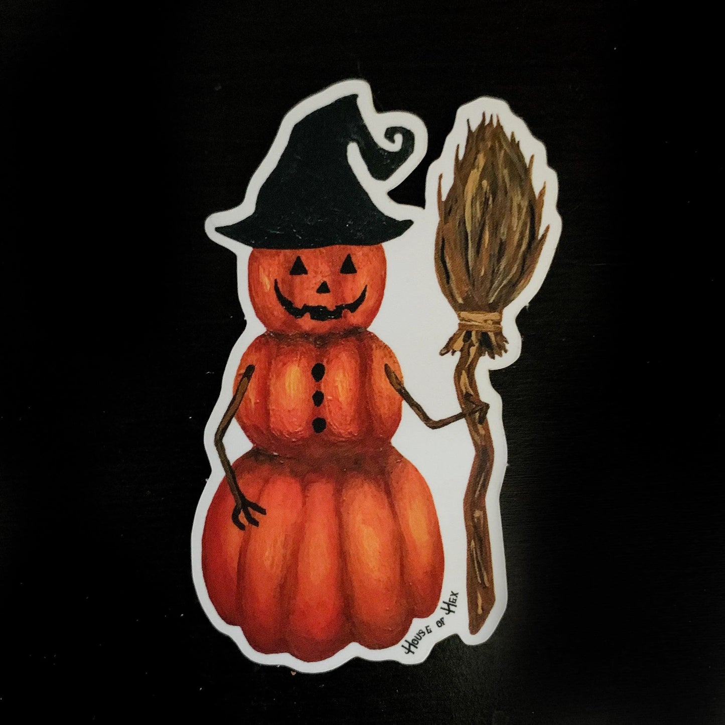 Quentin the Pumpkin Guy Sticker