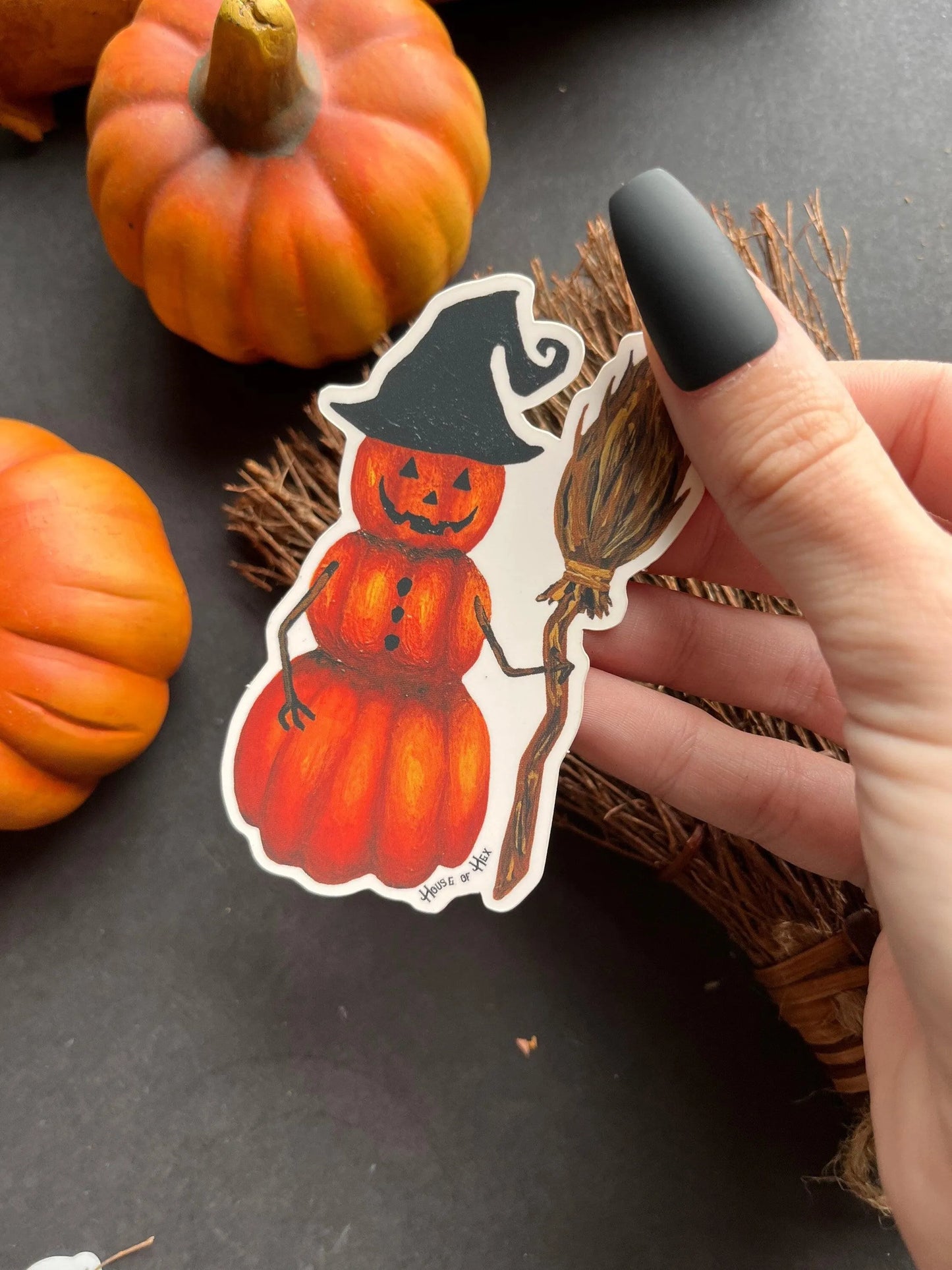 Quentin the Pumpkin Guy Sticker