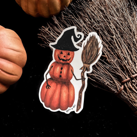 Quentin the Pumpkin Guy Sticker