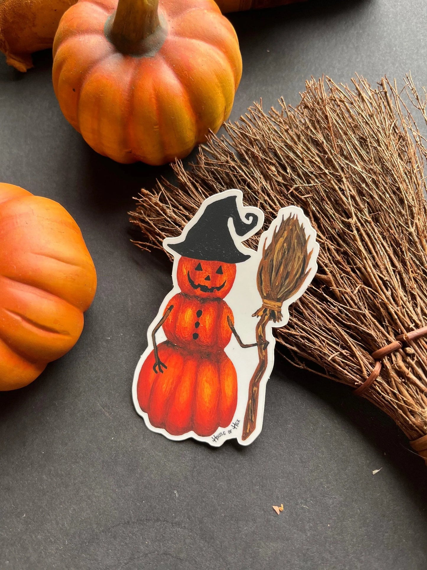 Quentin the Pumpkin Guy Sticker