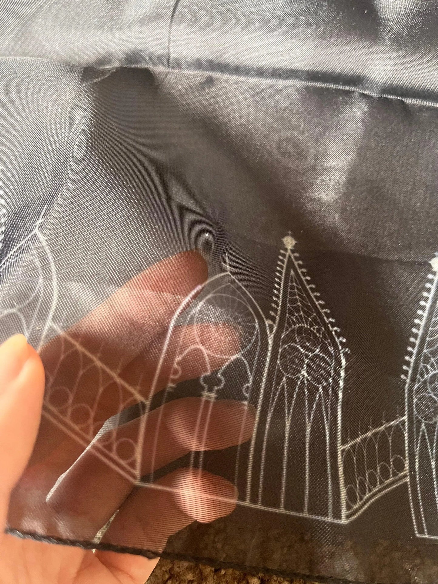 Gothic Gables & Gargoyles Altar Cloth/Poly Scarf