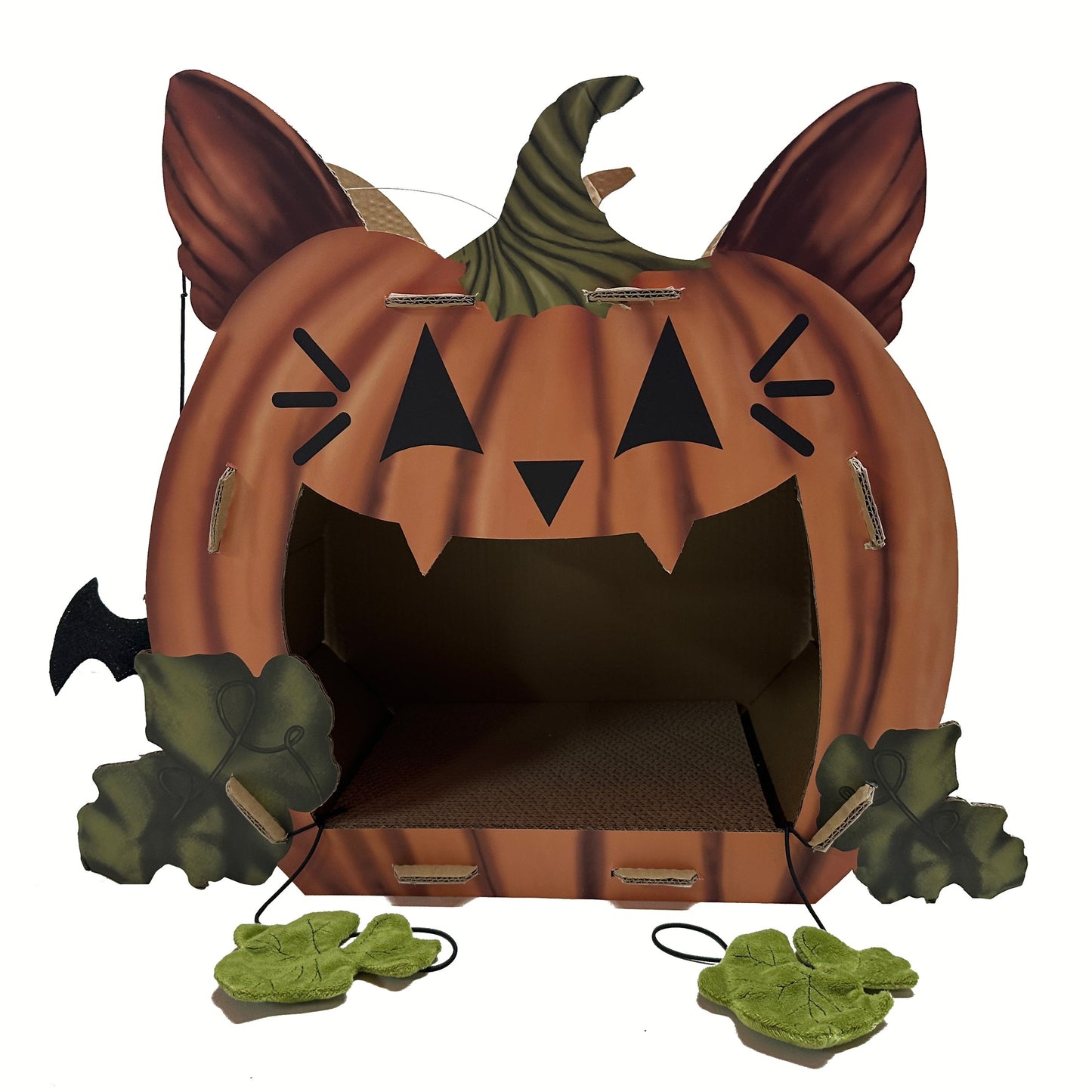 PRE-ORDER Cat'o'Lantern Cat Scratcher Pumpkin