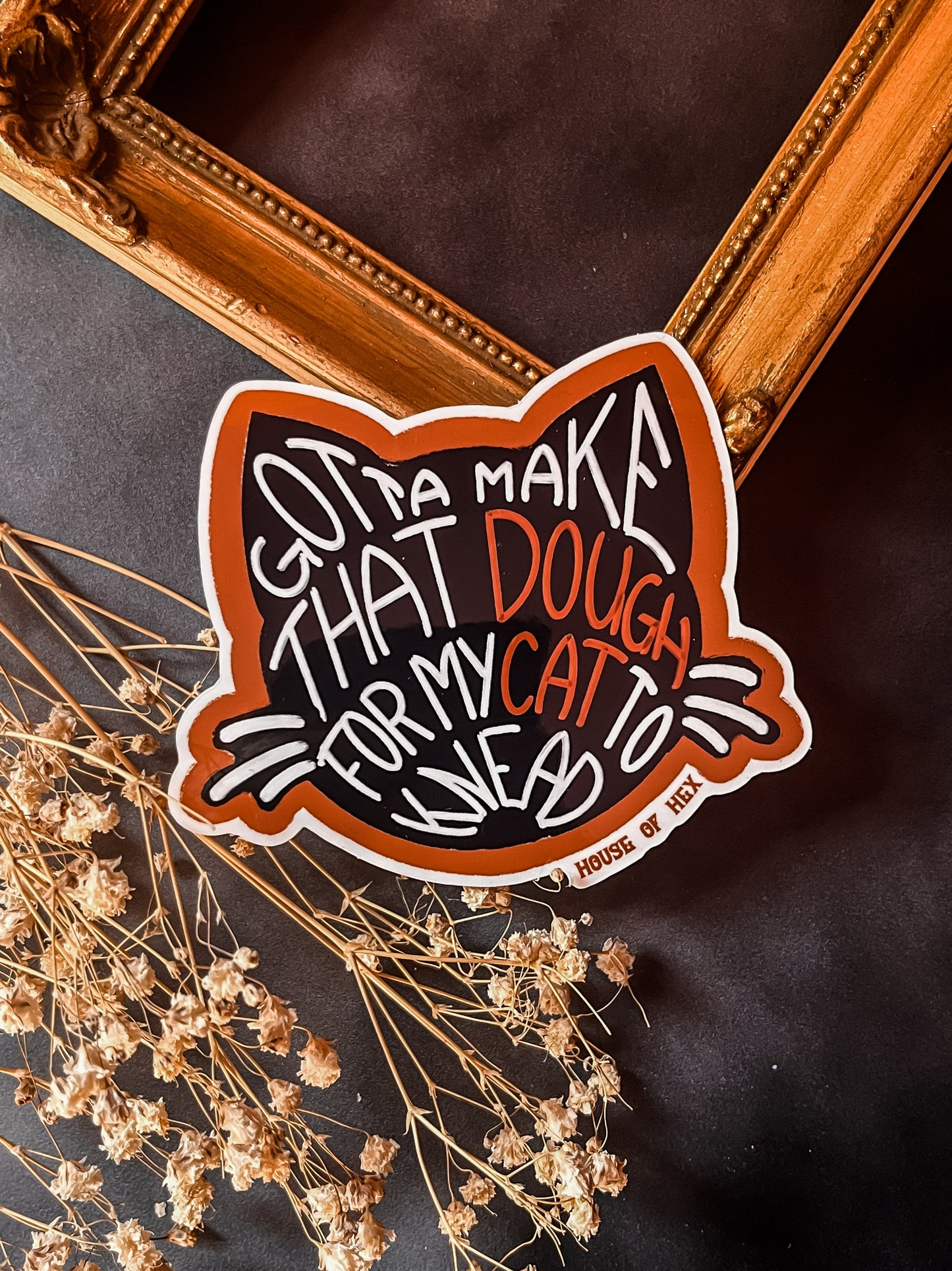 Work for my Cat Sticker