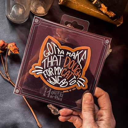 Work for my Cat - UV transfer Sticker no background