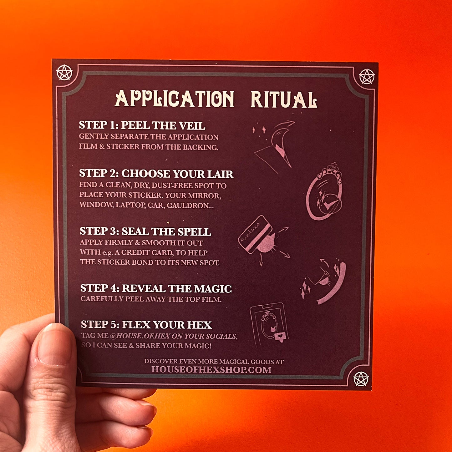 Work for my Cat - UV transfer Sticker no background