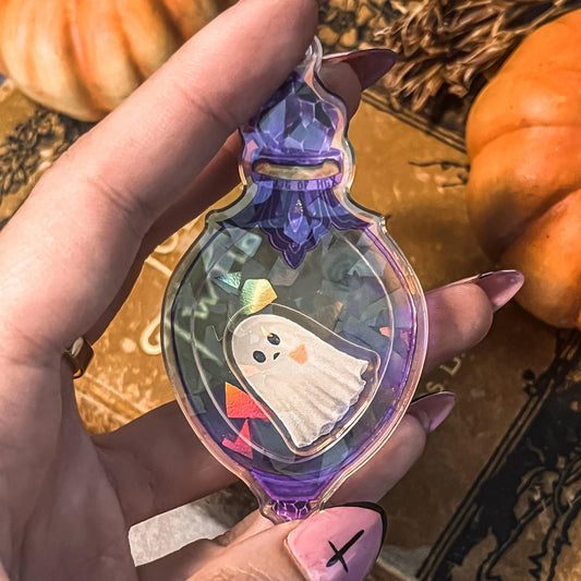 Ghostie Trinket Shaker Keychain