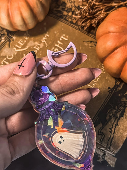 Ghostie Trinket Shaker Keychain