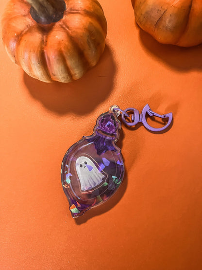 Ghostie Trinket Shaker Keychain