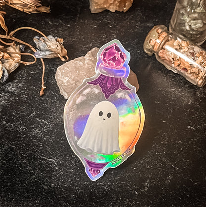 Ghostie in Trinket Sticker