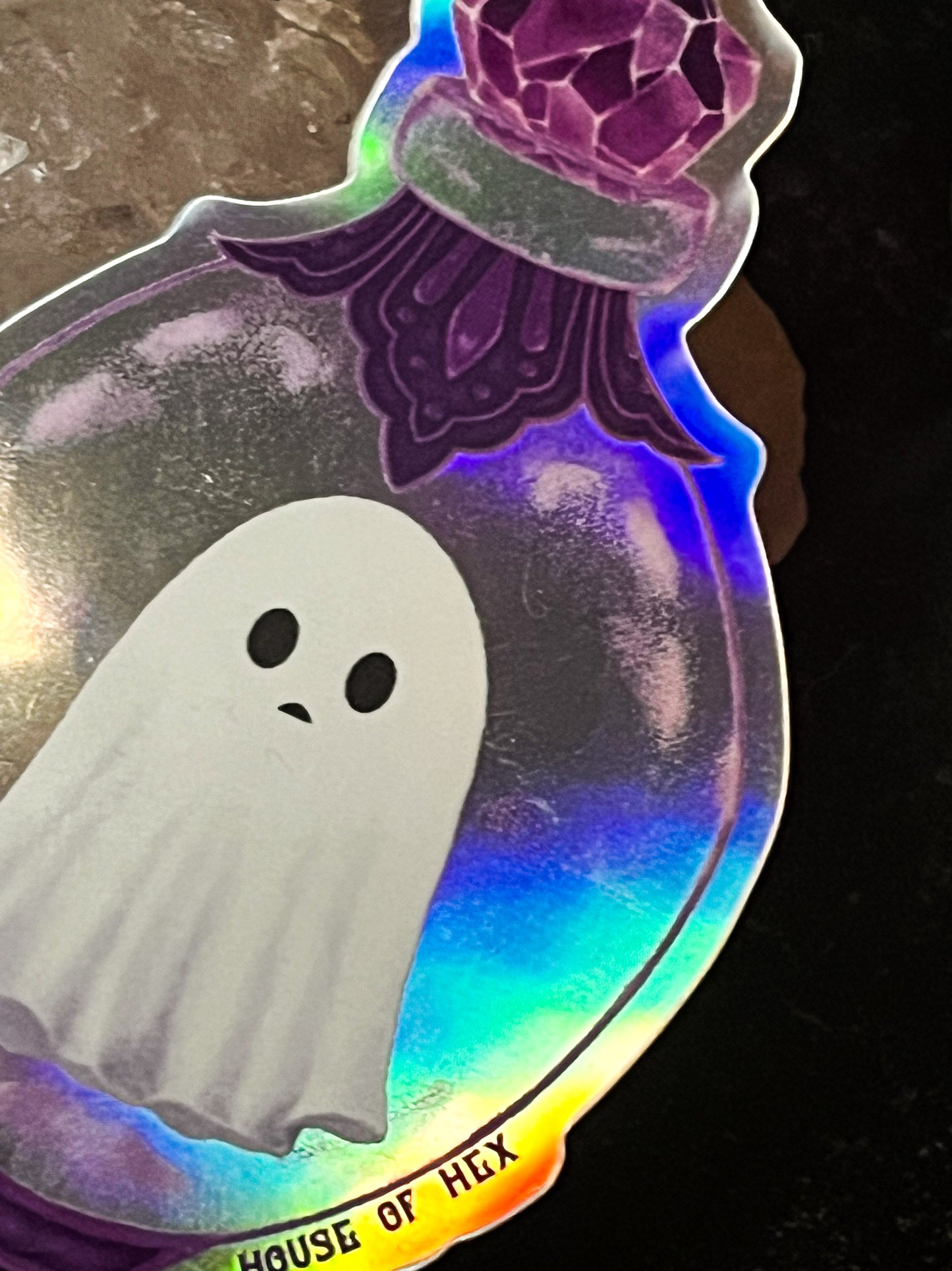 Ghostie in Trinket Sticker