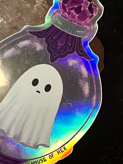 Ghostie in Trinket Sticker