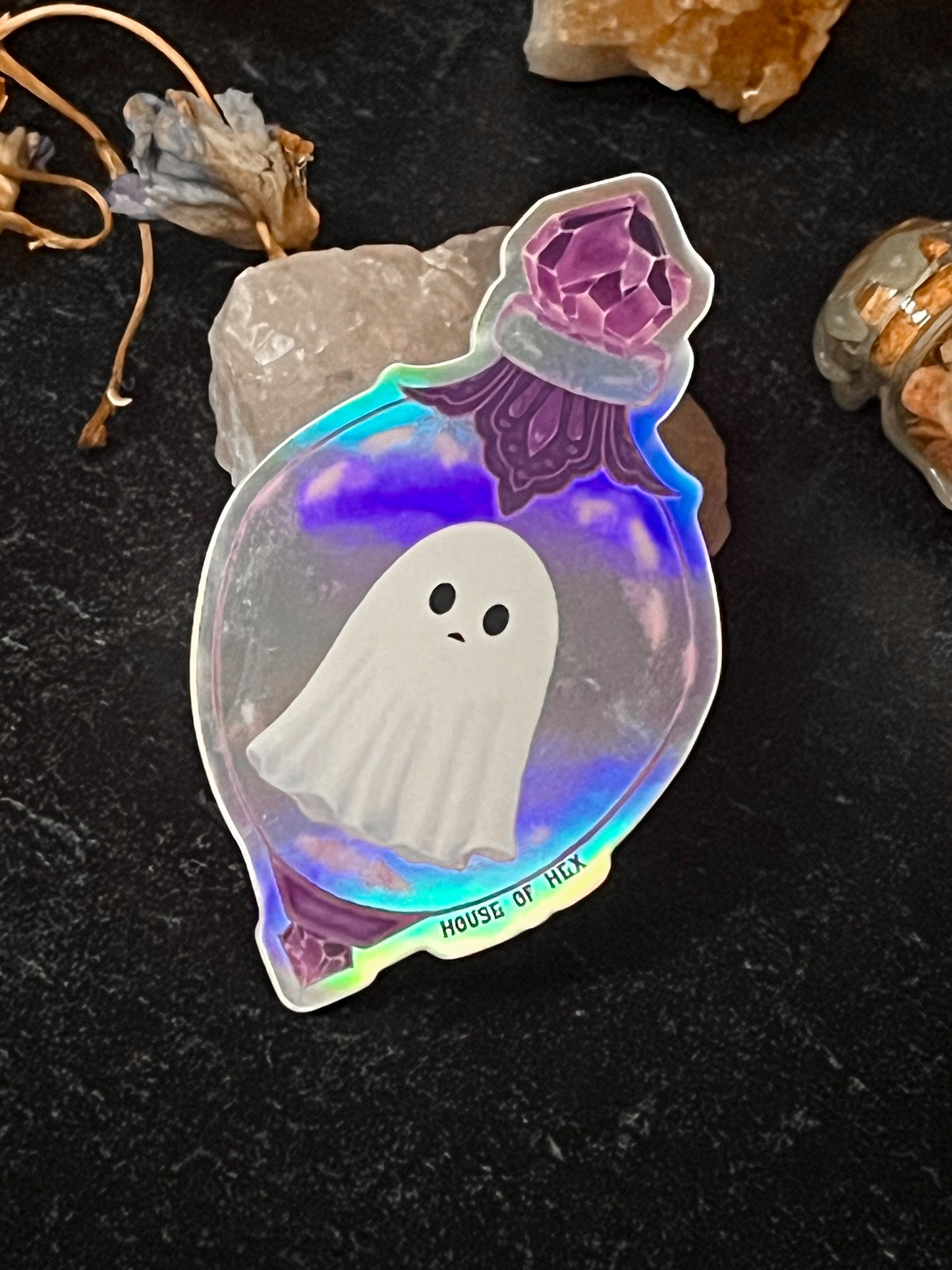 Ghostie in Trinket Sticker