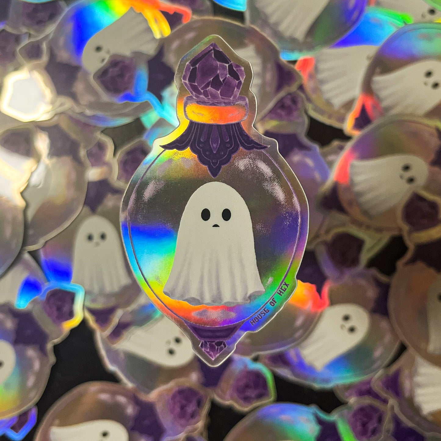 Ghostie in Trinket Sticker