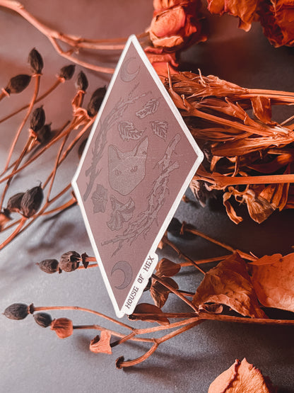 Midnight Meow Poison Cat Thorn Sticker