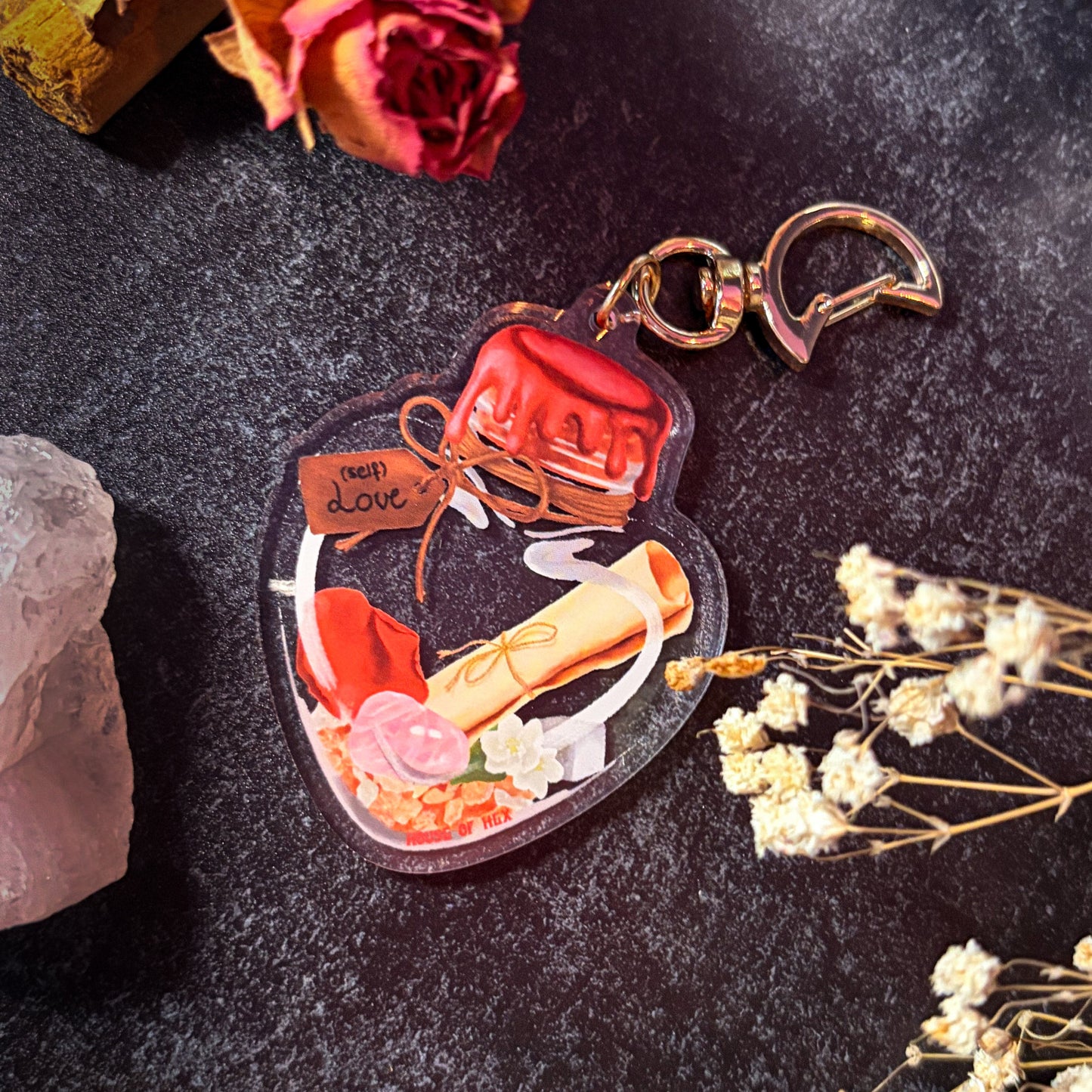 (Self)Love Jar Keychain