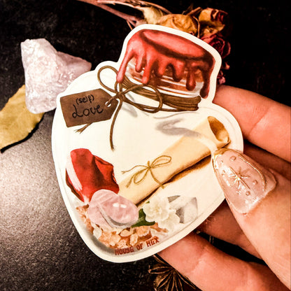 (Self) Love Spell Jar Sticker