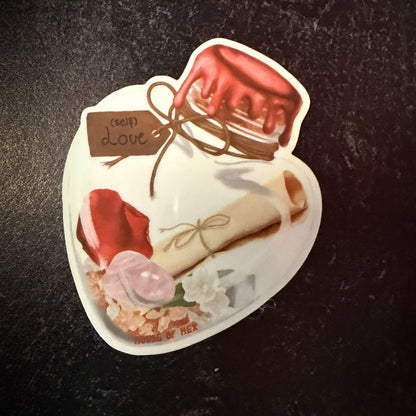 (Self) Love Spell Jar Sticker