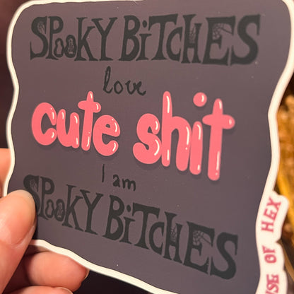 Spooky b-word like cute stuff