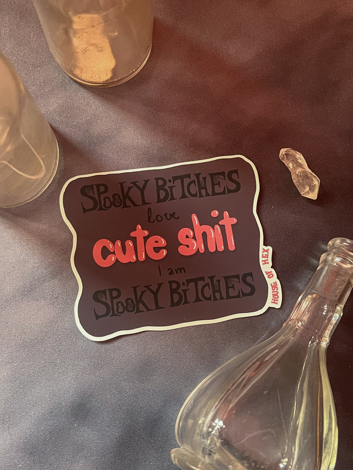 Spooky b-word like cute stuff