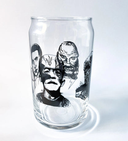 Monster Mash Can Glass