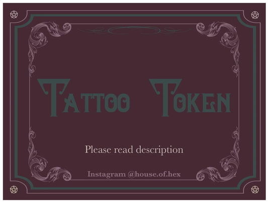 Tattoo Token (Please read description)