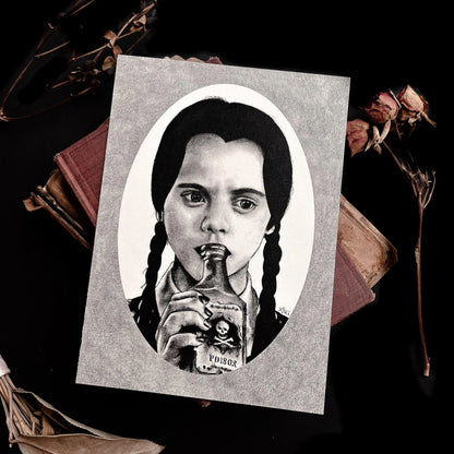 Wednesday Addams Print