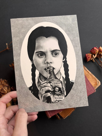 Wednesday Addams Print