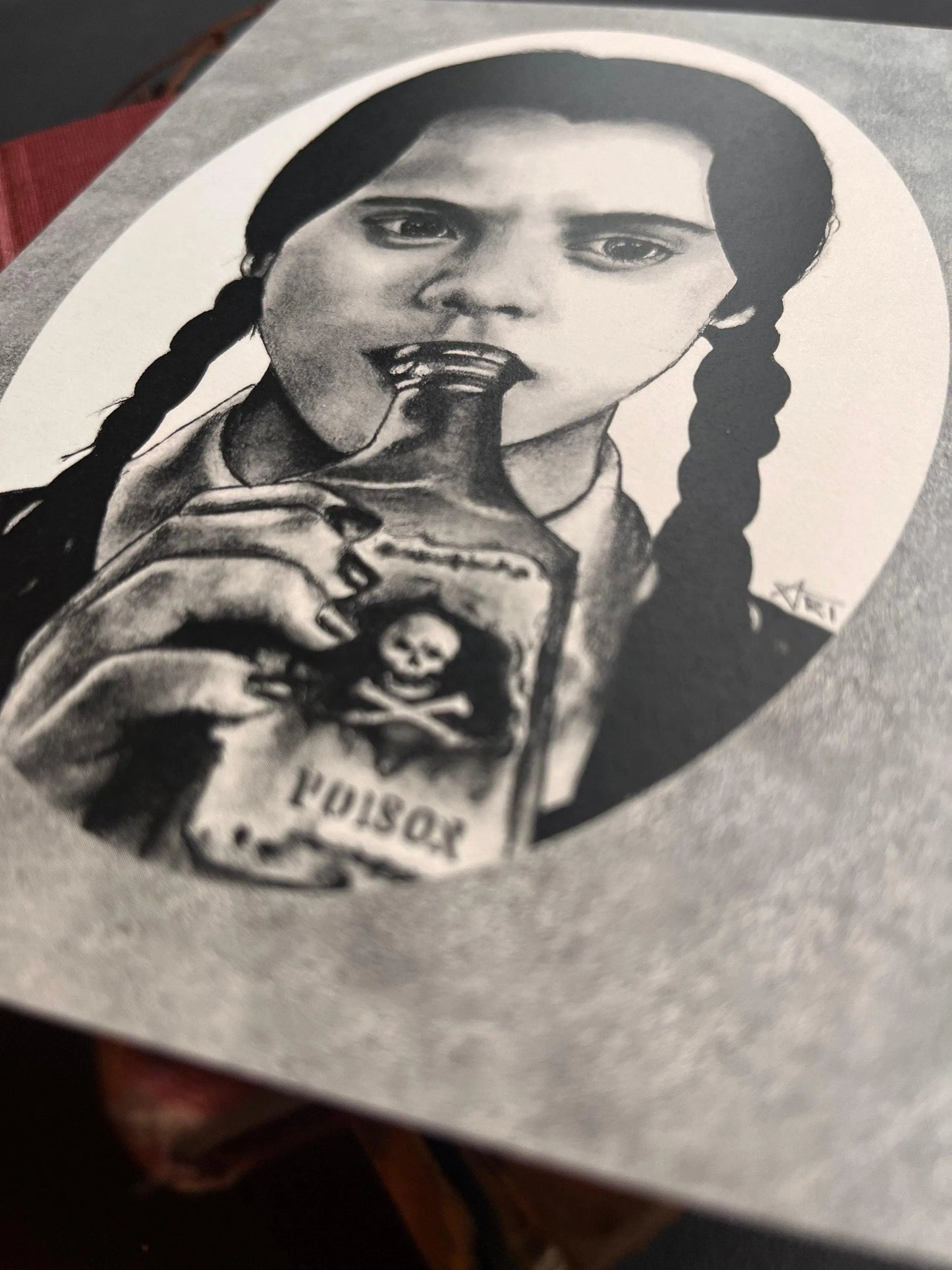 Wednesday Addams Print